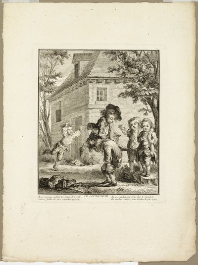 Leap Frog, tiré des Jeux des Urchins de Paris - Jean Baptiste Tilliard I