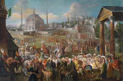 La procession du sultan à Istanbul, vers 1736 - Jean Baptiste Van Mour