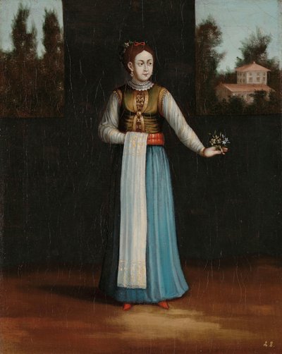 Femme de la côte albanaise - Jean Baptiste Vanmour (workshop of)