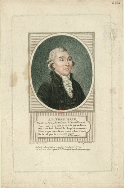 Portrait de Jean-Baptiste Treilhard 1742-1810 - Jean Baptiste Verite