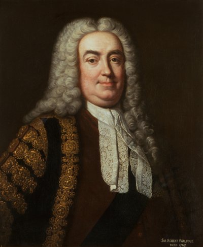Portrait de Sir Robert Walpole, vers 1740 - Jean Baptiste van (studio of) Loo