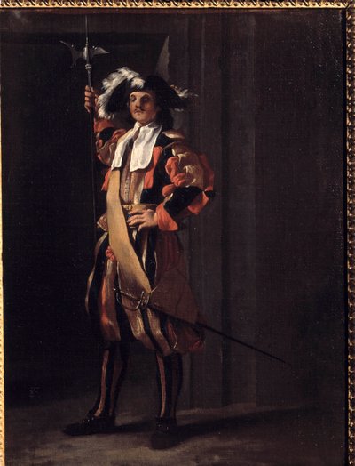 Suisse de la Garde Pontificale Peinture de Jean Barbault (1718-1762). 18ème siècle. Besançon, Musée des Beaux-Arts - Jean Barbault
