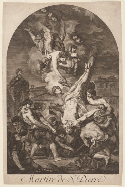 Le martyre de Saint Pierre - Jean Barbault, after Pierre Hubert Subleyras
