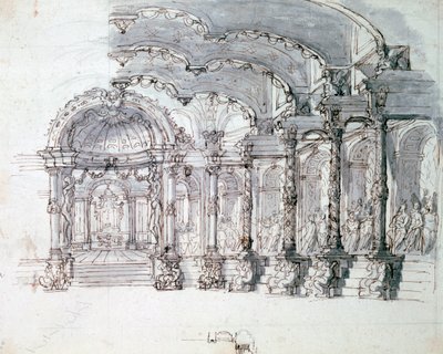 Décor de scène pour l