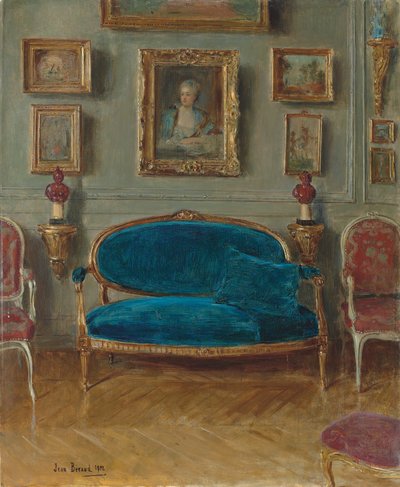Le Canapé Bleu, 1912 - Jean Beraud