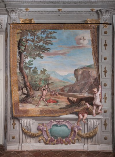 Bacchus combattant le serpent envoyé par Junon - Jean Boulanger