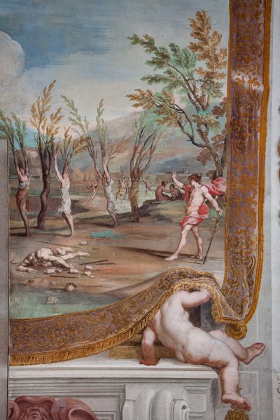 Bacchus transforme les Bacchantes en arbres, coupables d