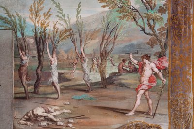 Bacchus transforme les Bacchantes en arbres, coupables d