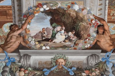 Petit Bacchus avec trois nourrices penchées sur lui - Jean Boulanger