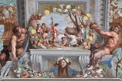 Un des quarante et un panneaux avec des scènes qui narrent les événements de Bacchus - Jean Boulanger