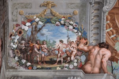 Un des quarante et un panneaux avec des scènes qui narrent les événements de Bacchus - Jean Boulanger