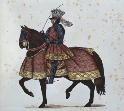 Louis XII entrant à Gênes, gravé par Gautier d