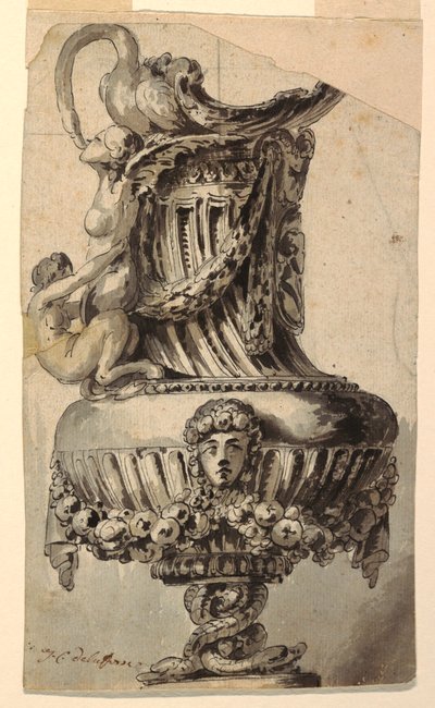 Conception pour une aiguière décorative - Jean Charles Delafosse