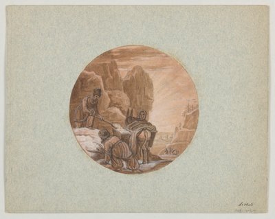 Design pour un récipient en porcelaine peint, Les Sorbets du Service des Objets de Dessert - Jean Charles Develly