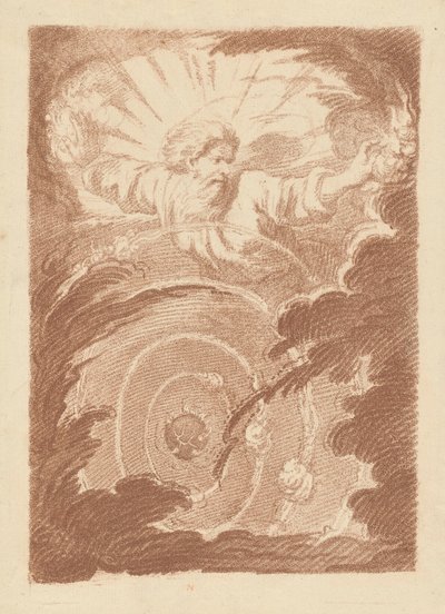Dieu le Père créant les cieux - Jean Charles François
