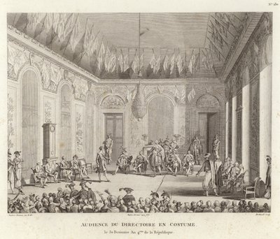Audience du Directoire en costume - Jean Duplessi Bertaux