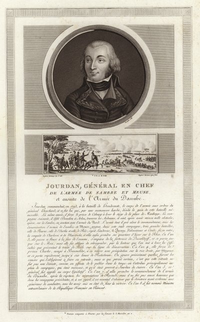 Portrait de Jean-Baptiste Jourdan, Comte Jourdan - Jean Duplessi Bertaux