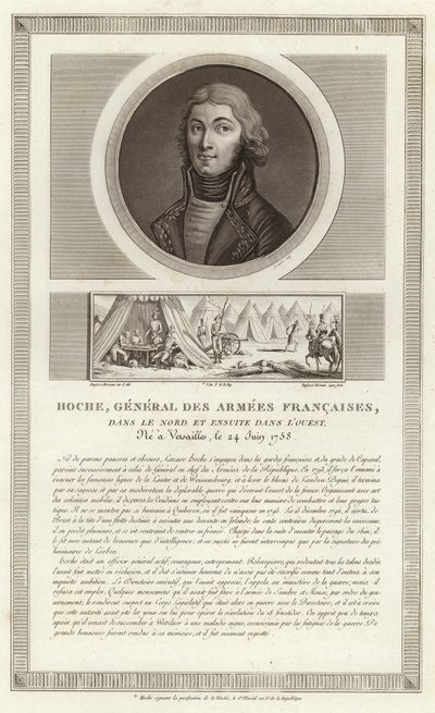 Portrait de Lazare Hoche - Jean Duplessi Bertaux