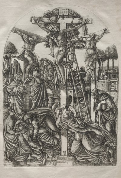 Christ sur la croix entre les deux voleurs - Jean Duvet