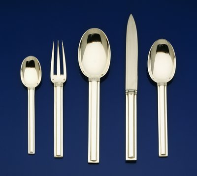 Service de Couverts en Argent de 72 Pièces, Modèle Cannes Français - Jean Elysée Puiforcat