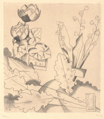 Fleurs artificielles : Nénuphars et Muguet - Jean Emile Laboureur