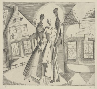 Soirée au village - Jean Emile Laboureur