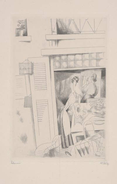 La Blanchisseuse - Jean Emile Laboureur