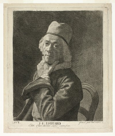 Le petit autoportrait - Jean Étienne Liotard