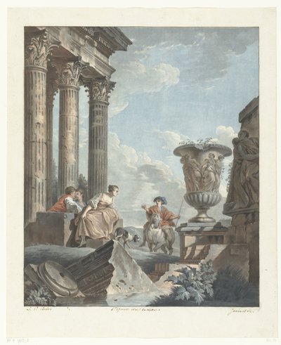 Ruines antiques - Jean Francois Janinet