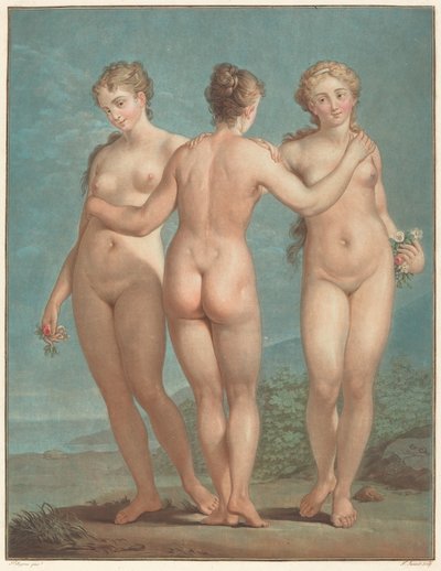 Les Trois Grâces - Jean Francois Janinet