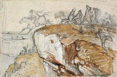Le saut du Major McColloch - Jean Francois Millet