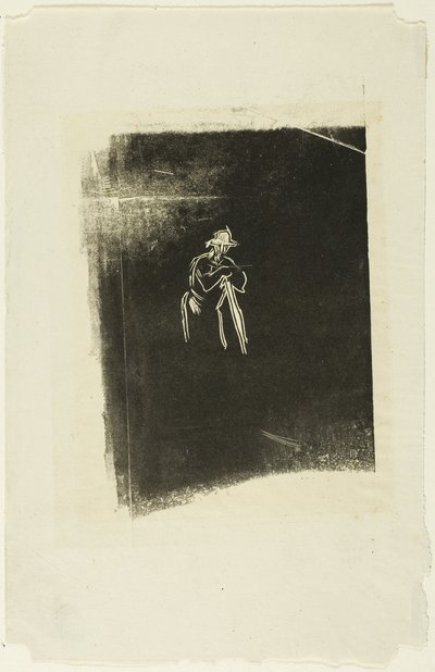 Homme se reposant sur sa bêche - Jean-Francois Millet
