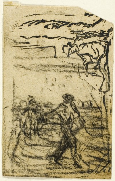 Esquisses, Fragment : Paysan assis au pied d