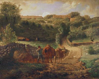 Le Cousin Hamlet à Greville - Jean Francois Millet
