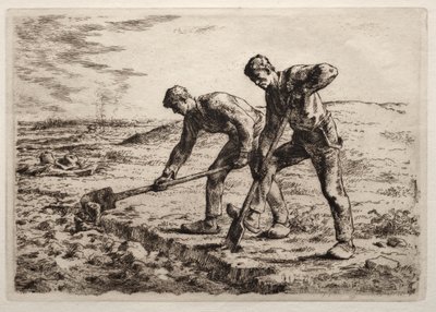 Les bêcheurs - Jean Francois Millet