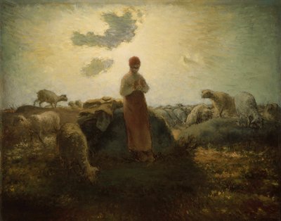 Le gardien du troupeau - Jean-Francois Millet