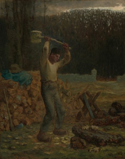 Le bûcheron, 1858-66 - Jean Francois Millet