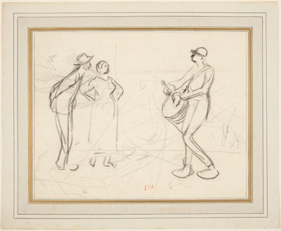 Trois figures - Jean Francois Millet