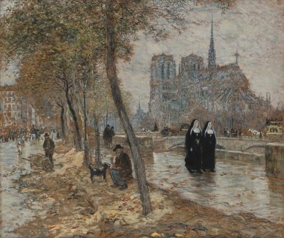 Notre Dame de Paris - Jean Francois Raffaelli
