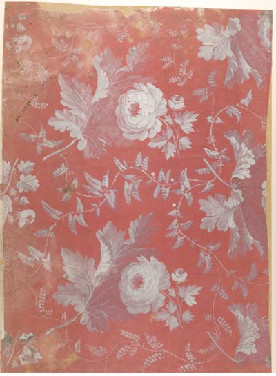 Conception pour soie à motifs, vers 1780-1825 - Jean François Bony.