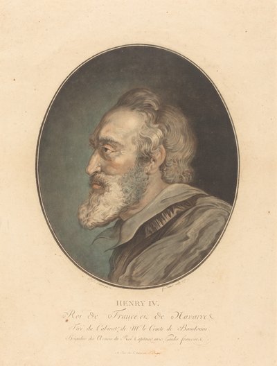 Henri IV - Jean François Janinet after Sir Peter Paul Rubens