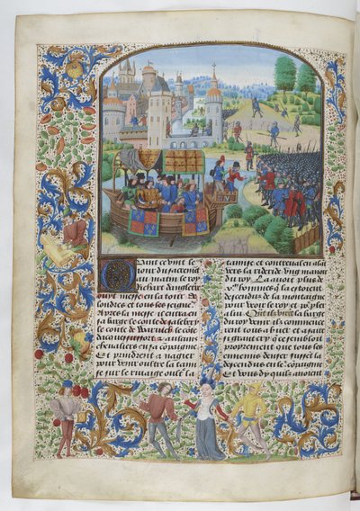 Jean Froissart, Chroniques, 154v, 12148 btv1b8438605hf336, original - Jean Froissart