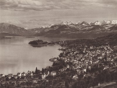 Suisse : Le lac de Zurich, Horgen, l
