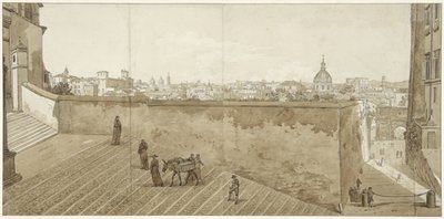 Vue de Rome depuis le Capitole - Jean Grandjean