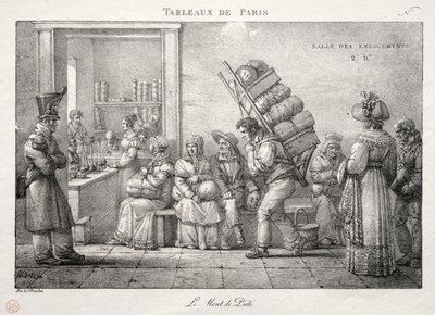 Scènes de Paris : Le Mont-de-Piété - Jean Henri Marlet