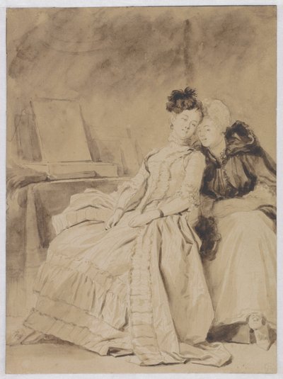 La Conversation Intime - Jean Honore Fragonard
