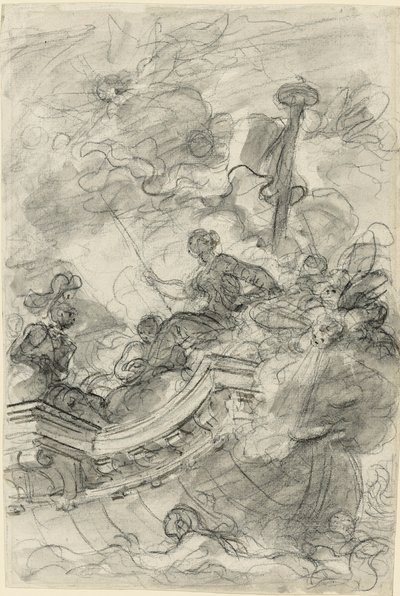 Astolfo navigue avec Andronica et Sofrosina - Jean Honore Fragonard