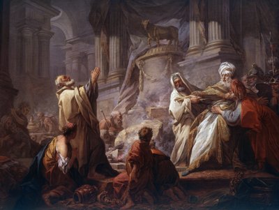 Jéroboam sacrifiant aux idoles - Jean Honore Fragonard