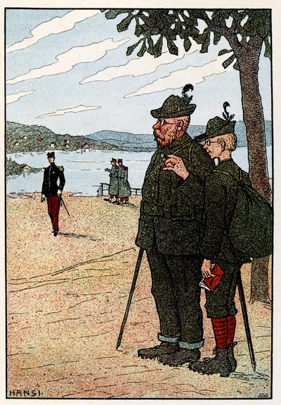 Images des Vosges ; À Gérardmer - Jean Jacques (1873 1951) Waltz