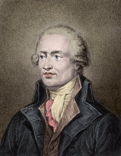 Portrait de Marie Jean Antoine Nicolas de Caritat, Marquis de Condorcet (1743 - 1794) Gravé par Jean Jacques Frilley (1797-1850) - Jean Jacques Frilley